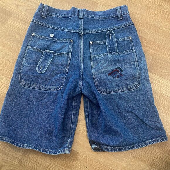 Vintage RESULTS Denim Shorts Men’s Size 33 Blue Jean Shorts Cotton - Picture 6 of 11